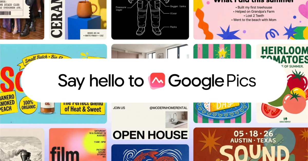 Google Pics chega para revolucionar o design: crie imagens por prompt direto no seu Workspace