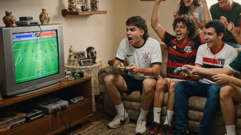 Imagem Ilustrativa mostrando amigos jogando  International Superstar Soccer Deluxe